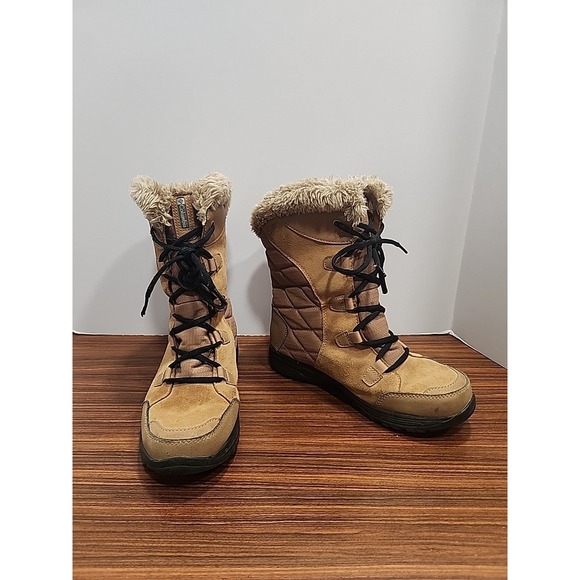 Columbia Shoes - Columbia Ice Maiden II Winter Boots Brown Women's size 8 Warm, Snow, Waterproof
